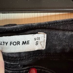 Royalty For Me Black Denim Jeans